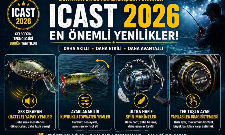 ICAST 2026 Balıkçılık Ekipmanları Yenilikleri