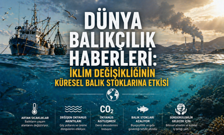 iklim değişikliğinin küresel balık stoklarına tekisi