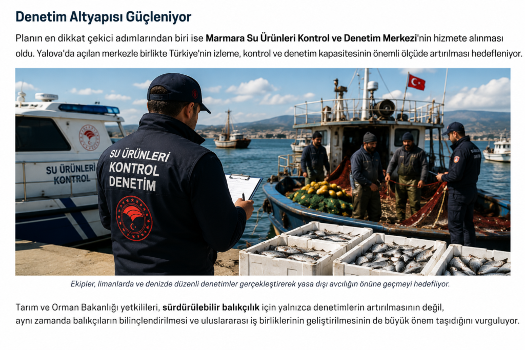 Yasa dışı balıkçılıkla mücadele kapsamında su ürünleri denetimi yapan ekipler