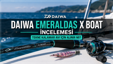 Daiwa Emeraldas X Boat tekne kalamar avı kamışı detaylı ekipman incelemesi
