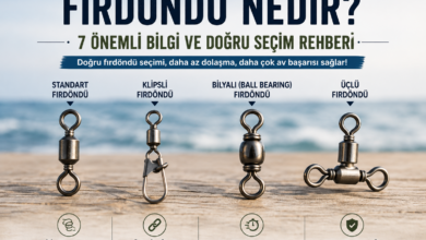 Fırdöndü nedir rehberinde standart, klipsli ve bilyalı balıkçılık fırdöndü çeşitleri