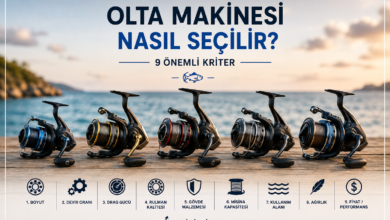 Olta makinesi nasıl seçilir rehberinde farklı boyutlarda spin ve surf olta makineleri